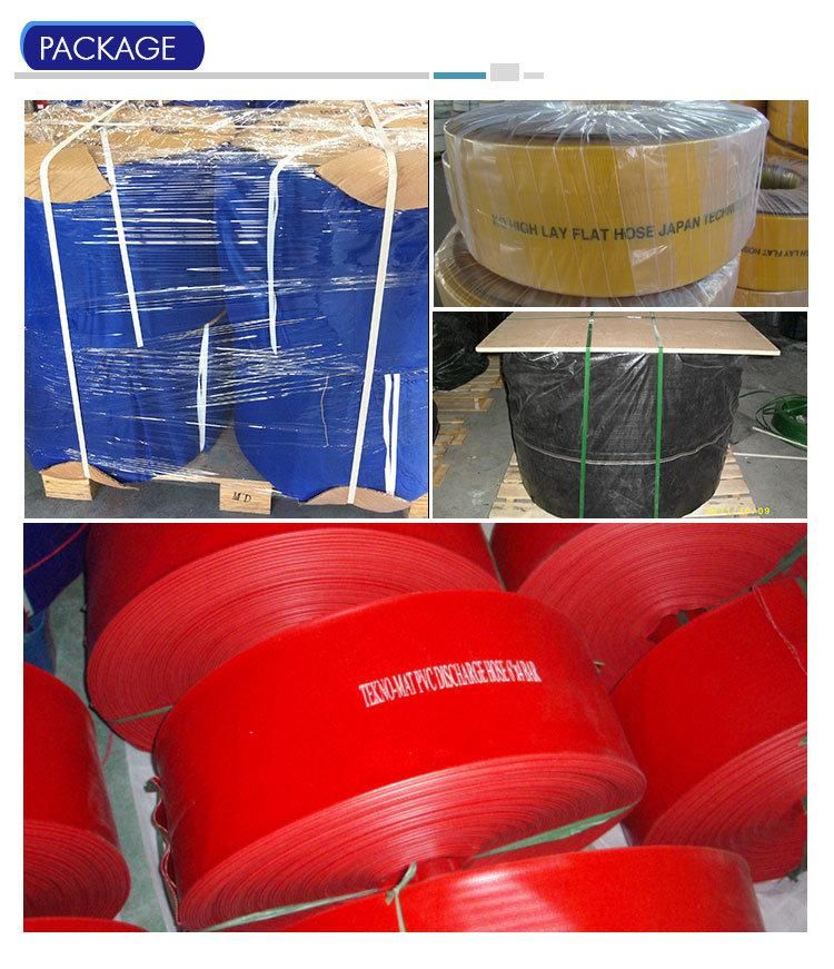 High Pressure Durable Rubber Layfllat Hose Rubber Fire Hose