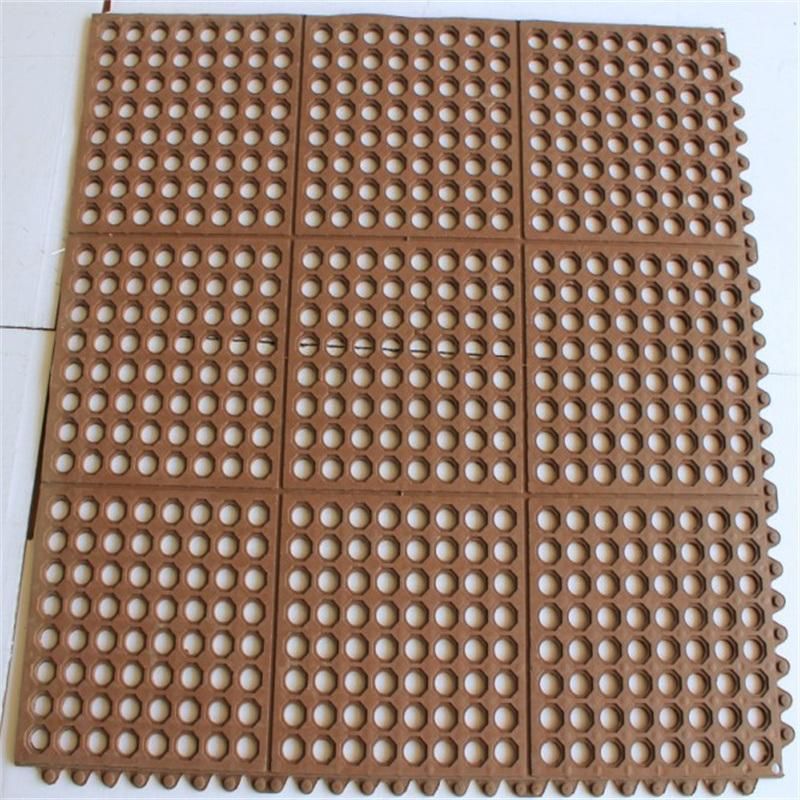 12mm Thickness Anti-Fatigue Floor Mat, Waterproof Kitchen Bar Floor Mat
