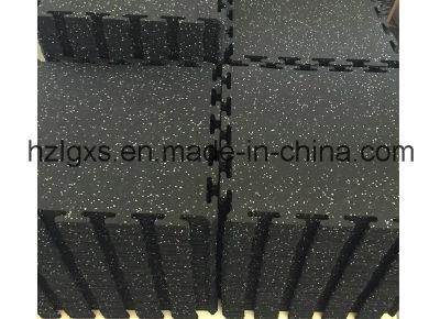 2022 Popular Gym Mats Indoor Gym Lock Rubber Floor Protective Interlocking Flooring Tiles