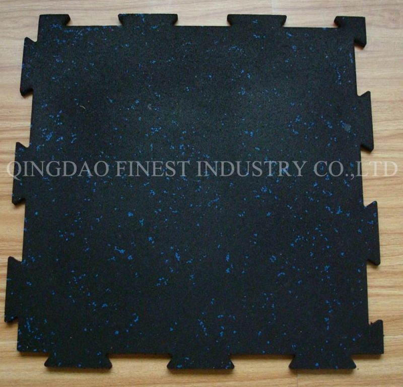 Jigsaw Puzzle Floor Mat, Gym Sports Mat, Gym Rubber Mat Gym Interlocking Rubber Floor Tiles