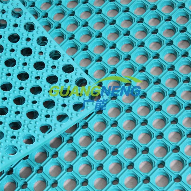 Anti Slip Grass Drainage Rubber Mats/Ship Deck Rubber Flooring