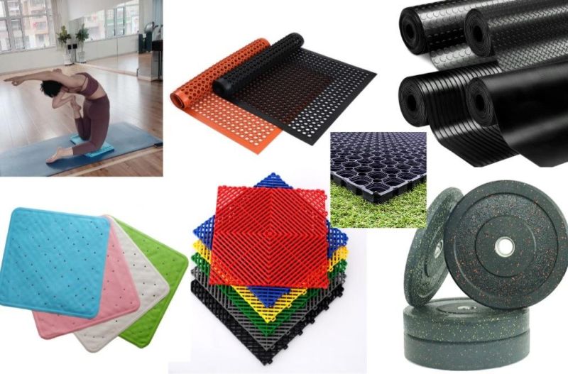 Anti-Slip Rubber Outdoor Door Mat Rubber Mat, Rubber Mat Outdoor Safety Rubber Mat Outdoor Scraper Matting