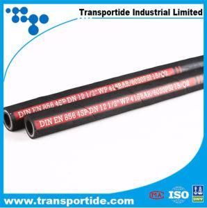 Weather and Oil Resistant High Pressure Four Wire Spiral Hose 4sp