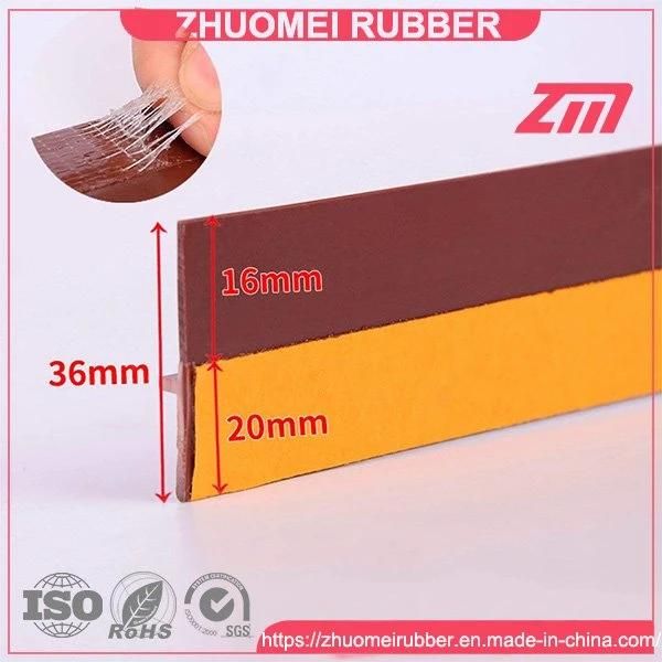 White PVC Rubber Under Door Draft Stopper