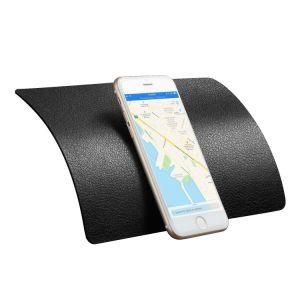 Black Rectangle Shape Anti Slip Mat for Phone Used in Car (SLF-AP027)