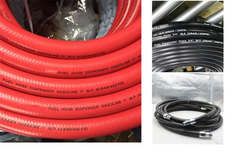 Fuel Hose for Oil Station with Rotate Reusable Swivels
