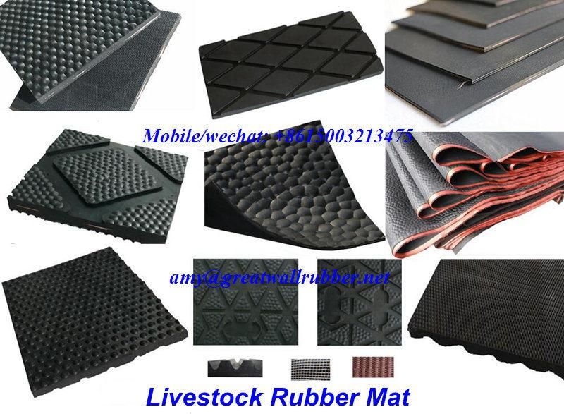 Reach PAHs Certificate Neoprene/SBR/EPDM/NBR Anti-Slip Rubber Floor Mat
