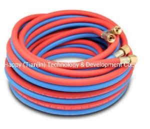 8mm Industrial PVC Rubber Oxygen &amp; Acetylene Twin Welding Gas Hose