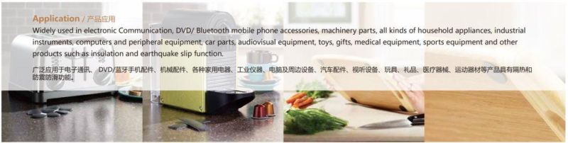 Self Adhesive Rubber Foot Pads for Furniture/Non-Slip Furniture Mats/3m Self-Adhesive Shockproof Rubber Bumper