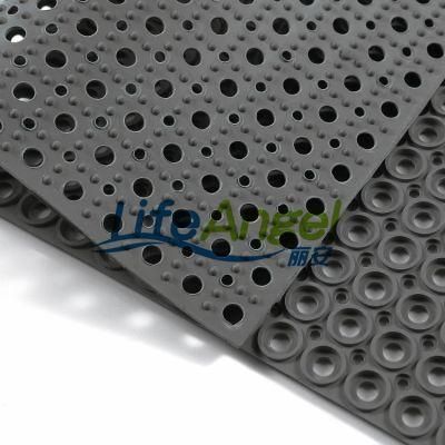 Anti-Abrasive Drainage Rubber Mat Grass Protection Rubber Flooring Mat