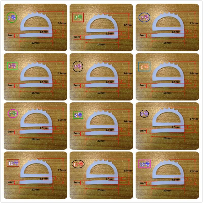 High Temperature E Shape Oven Door Silicone Rubber Seal