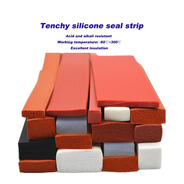 Foam Silicone Extrusion Sponge Strip for Water Sealing Applications