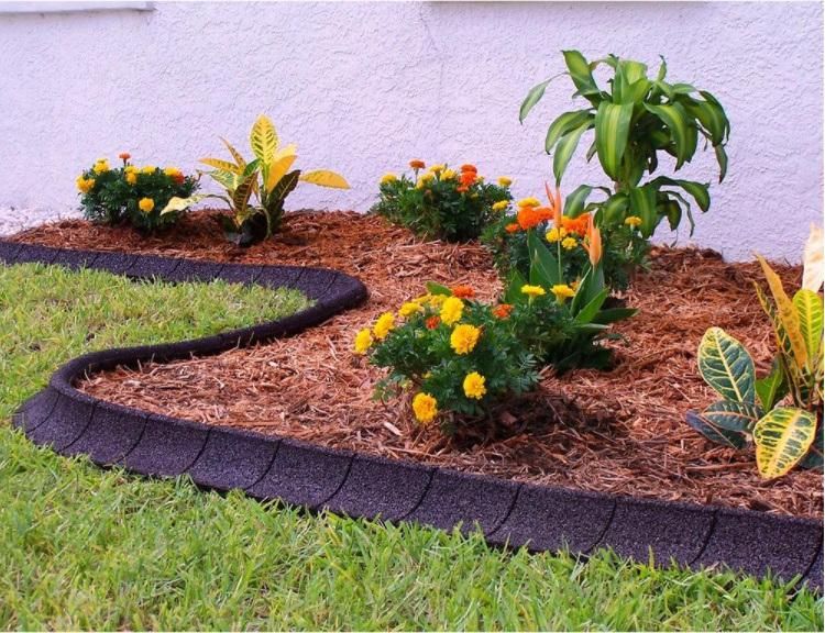 Grass Lawns Pathways Rubber Edging Roll