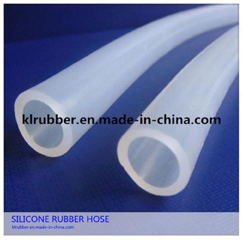 Clear Food Grade Silicone Rubber Tube with FDA Approved