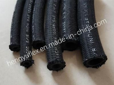 Wire Braid and Fiber Reinforced Cover Hydraulic Hose SAE 100r5