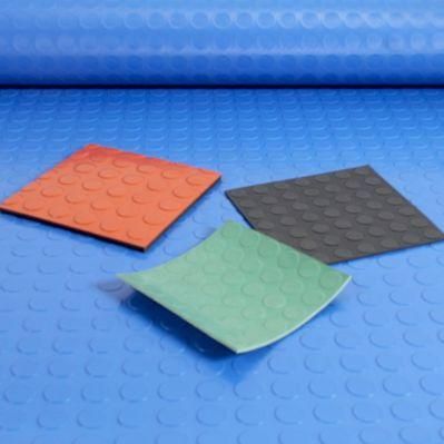Surface Anti-Slip Round Button Rubber Product SBR/Nr Circular Stud Coin Rubber Matting Rubber Sheet Roll