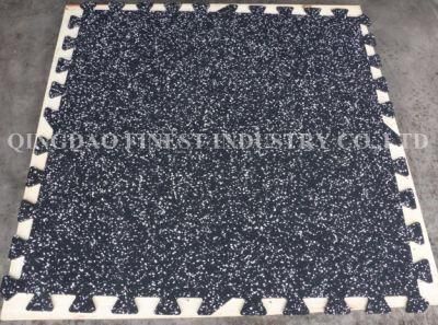 Interlocking Sports Rubber Gym Flooring Rubber Tiles for Crossfit