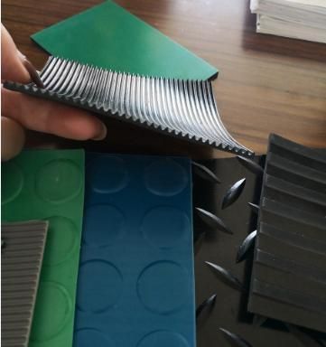 Professional Manufacturer of Various Ribbed Rubber Mat in China 3mm~12mm Thickness