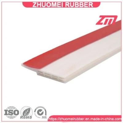 White Color Silicone Door Bottom Weather Seal Strip