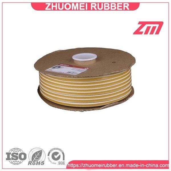 Sound Insulation Wooden Door Seal EPDM Rubber Weatherstrip