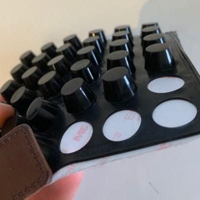 Self-Adhesive Cylindrical Flat Top Rubber Bumpers