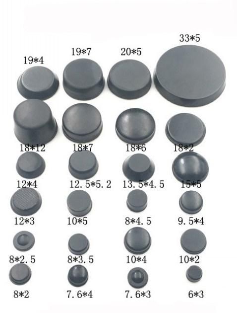Home Door Knob Rubber Self-Adhesive Foot Pads for Anti-Collision/Self-Adhesive Foot Bumper for Doors/Noise Reduction Pads