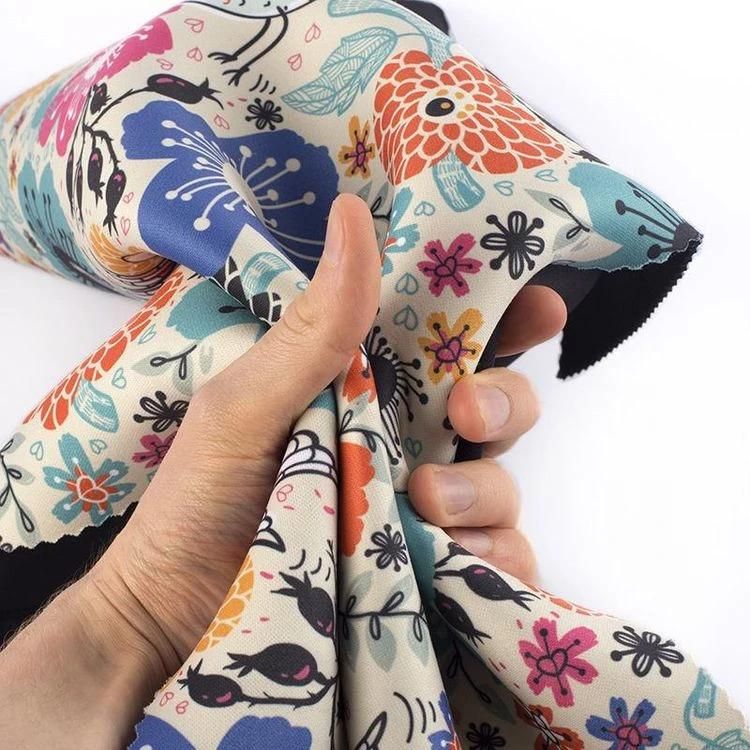 Neoprene Sheet SBR Coated with Polyester Fabric, Colorful Polyester Neoprene Fabric