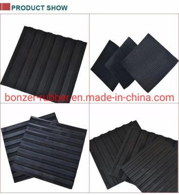 8mm Waterproof Anti-Slip Coin/Diamond/ Orange Peel/Wide/Fine Ribbed Pattern Rubber Flooring Mat Sheet