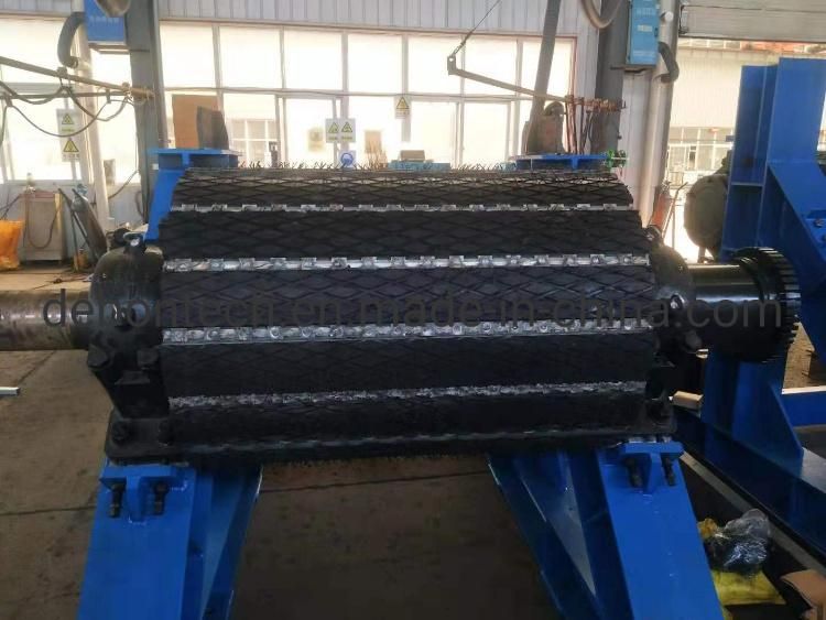 Conveyor Ceramic Rubber Pulley Lagging Diamond Drum Lagging Sheet
