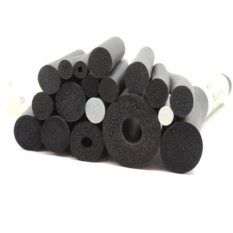 Closed Cell Soft Insulation Sealing Silicone Foam Sponge Cord