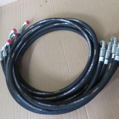 Ugw 400bar Hydraulic Hose SAE100 R2 Flexible Hose 200, 000 Impulsing Hydraulic Hose