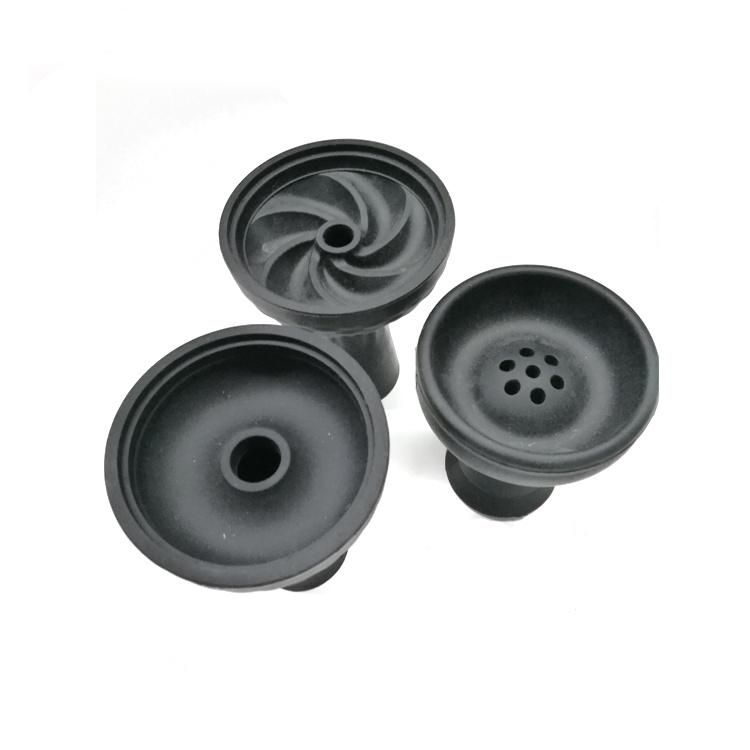 Factory Hotsale Silicone Hookah Bowl Black Color Big Hole Hookah Silicone Bowl