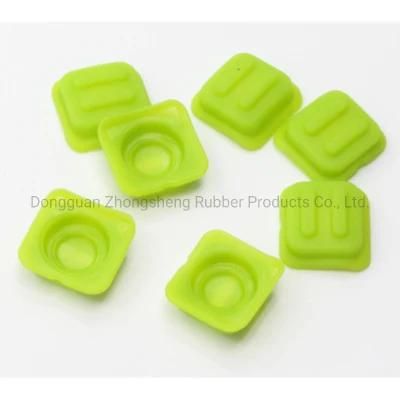 Red Green Soft High Elasticity Silicone Rubber Buttons