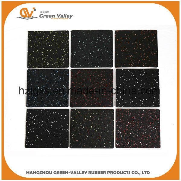 50X50cm Anti-Shock Interlocking Rubber Floor Mat Rubber Tile