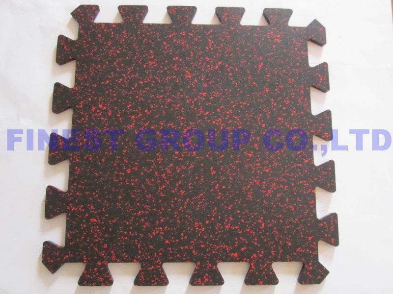 Interlocking Crossfit Gym Rubber/Floor Mat Flooring/ Rubber Matting Tile
