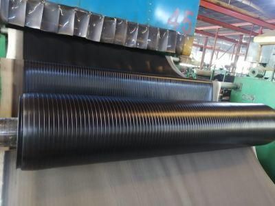 Anti Slip Corrugated Wide Ribbed Rubber Matting Roll for Truck