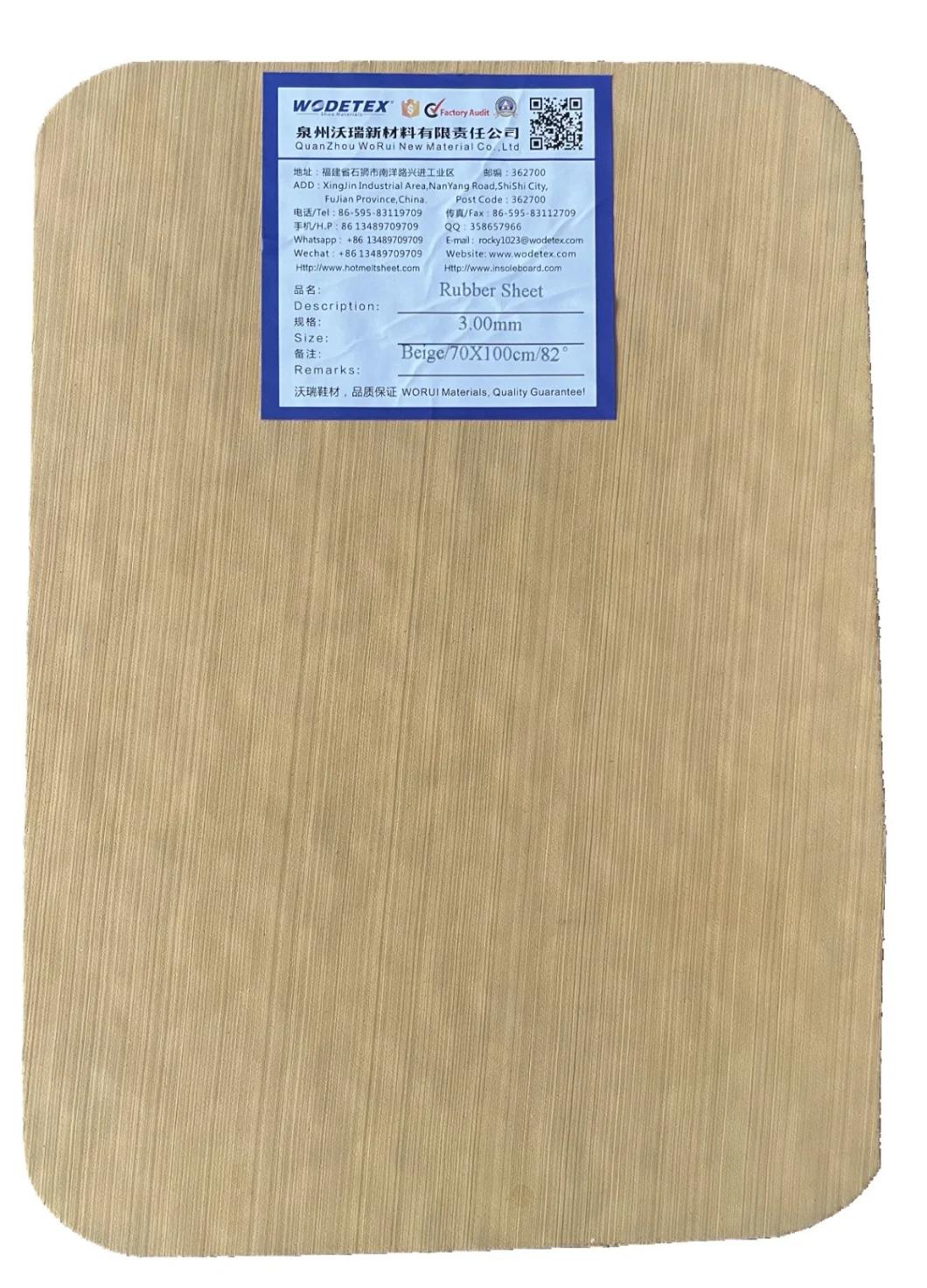Rubber Sheet Shiny Mat Surface for Lady Shoe Rubber Soles