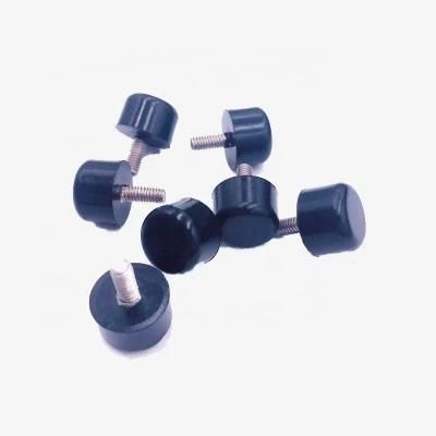 Custom Bottom Black Large Door Stopper Protective Cover Hole Plug Feet Silicone Rubber Bumpers