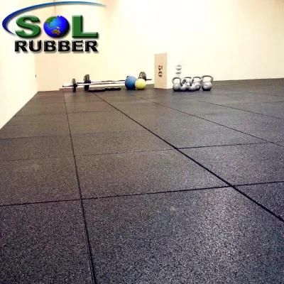 15mm SBR Comfortable Mat Environment Friendly Gym Floor Rubber Flooring