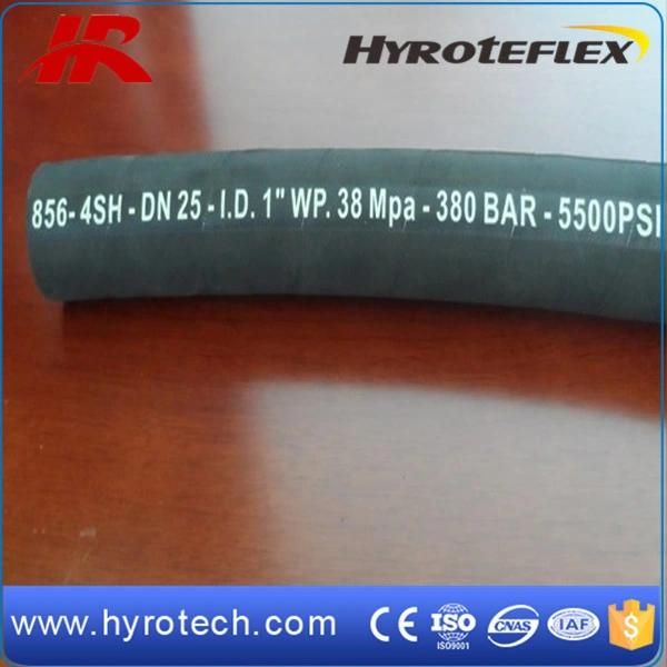 Oil Resistant Hydraulic Rubber Hose DIN En 856 4sh