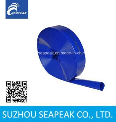 1&quot;-10&quot; Blue PVC Layflat Water Irrigation Hose