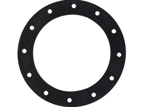 Rubber Gaskets & Seals Black Neoprene Blend Flange Gasket