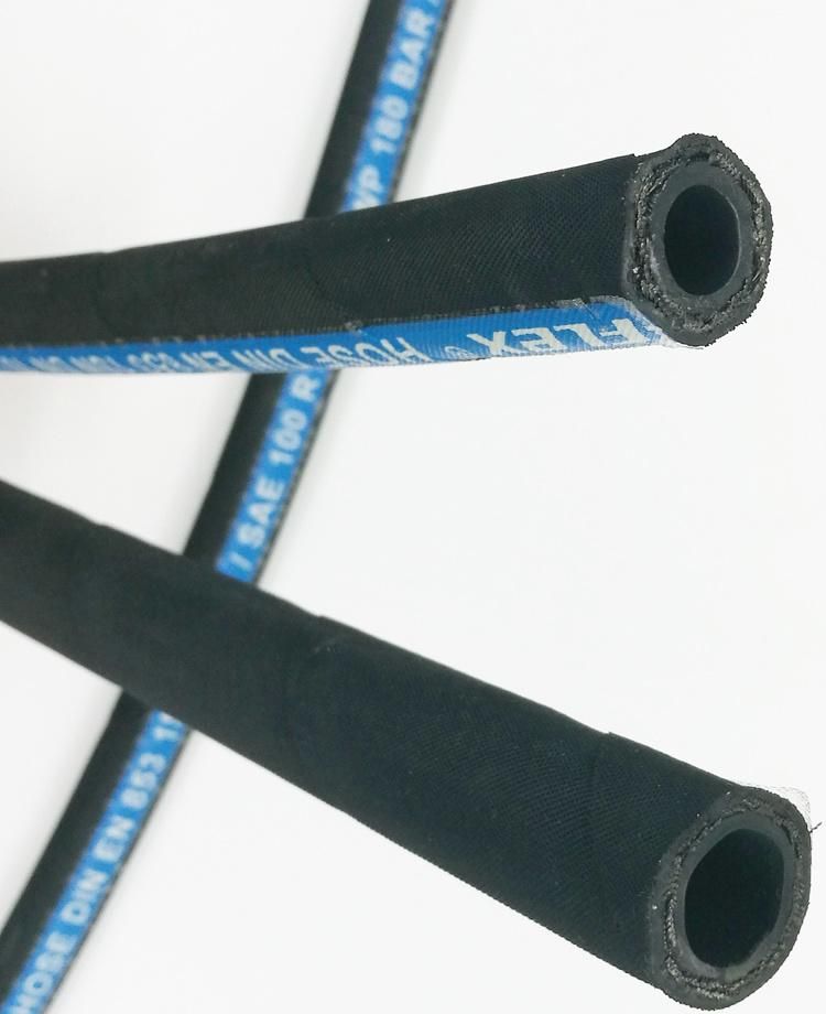 Hot Sale Braided Hydraulic Rubber Hoses SAE100 R1at
