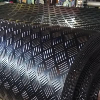 Factory Manufacture Anti-Slip Black Five Bars Checker Rubber Sheet Roll /Rubber Mat