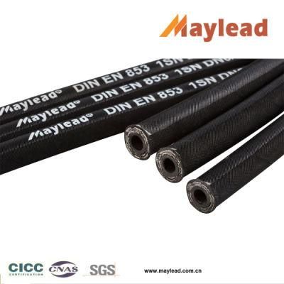 2 Inch High Pressure Steel Wire Braided Rubber Air Hose En853 1sn SAE100r1at