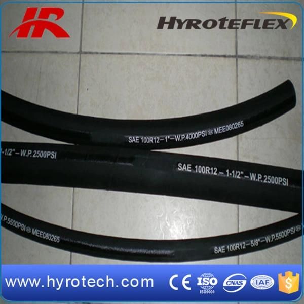 Steel Wire Spiral Rubber Hydraulic Hose SAE 100r12