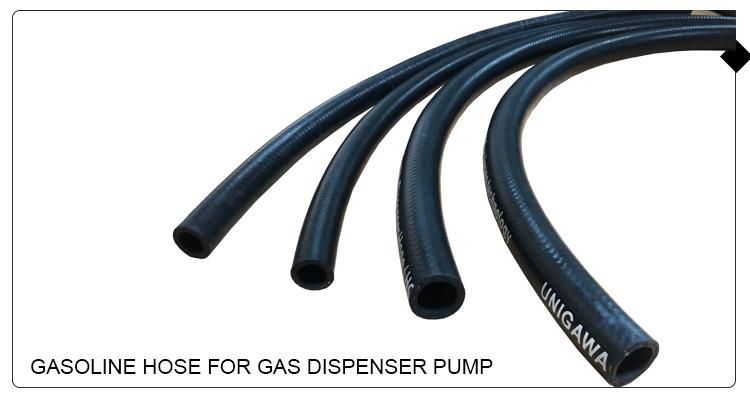 Flexible Smooth Cover 3/4′ ′ 19mm Oil Resistant Gas Station Hose with Nozzle