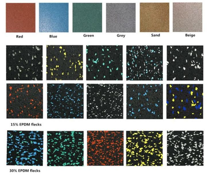 Ce/En71/En1177/Reach/ISO Outdoor Rubber Flooring Tile for Children Playground/Walkway/Park /Yard Floor/Garden