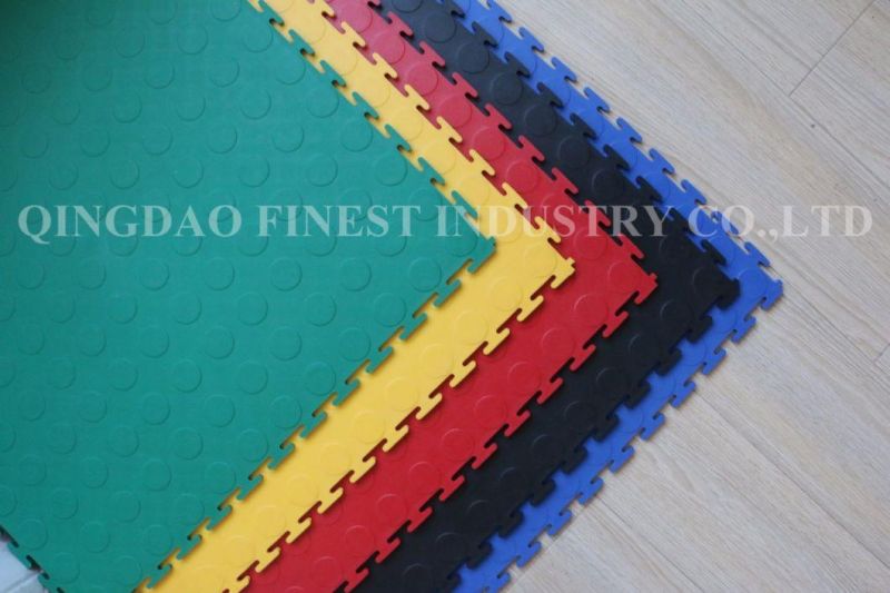 Interlocking Waterproof Removable Anti-Slip PVC Garage Floor Tile