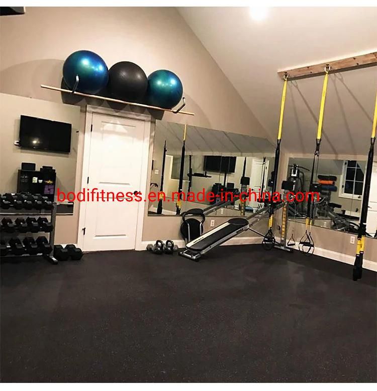Professional EPDM Sparkled Gym Rubber Flooring